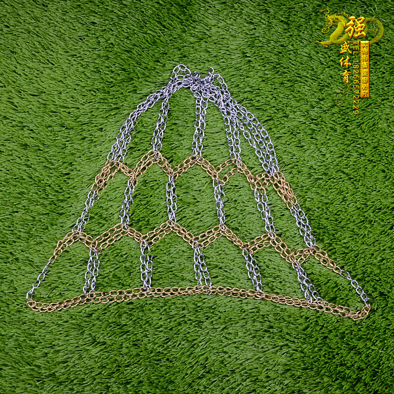 Plasă baschet metalică cu lanț pentru post/ramă, 650 g/bucată, cod material 20480850006, brand Xin Qiangsheng