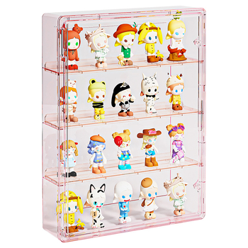 Стенна витрина за фигури – прозрачен корпус, прахо- и влагозащитна, PET пластмаса, капацитет 18 л, модел 9625