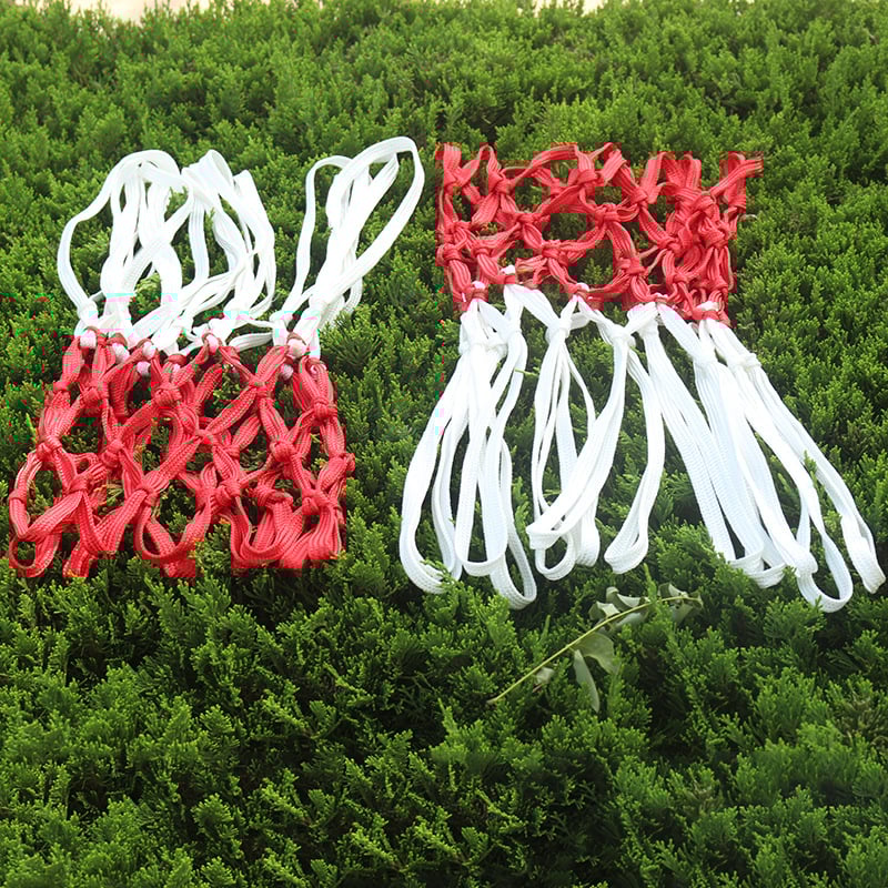 Plasă de baschet pentru competiții, sfoară plată cu 12 fibre, poliester îngroșat, plasă standard pentru inelul de baschet