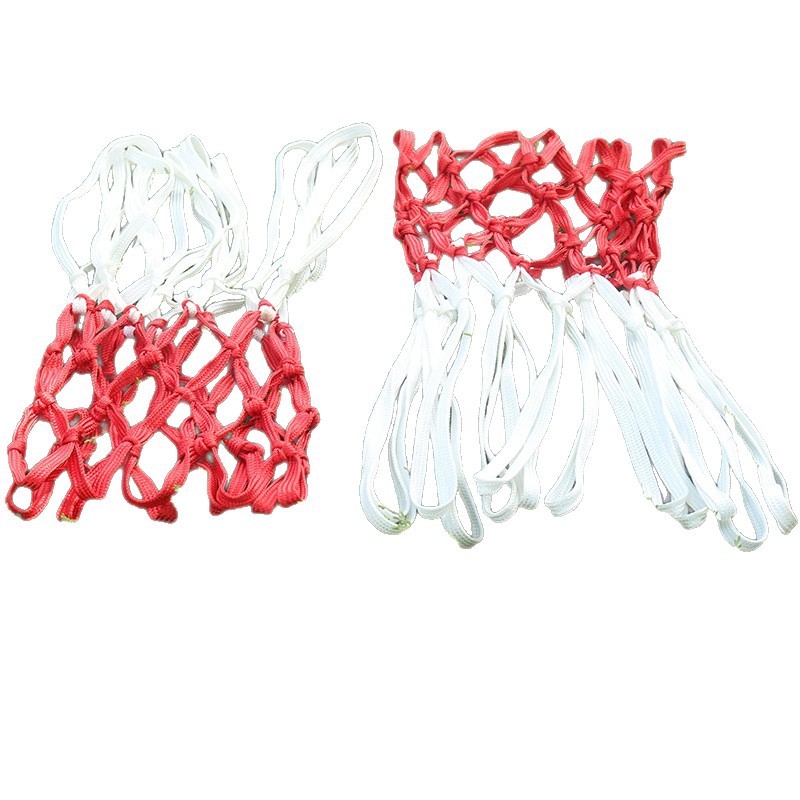 Plasă de baschet pentru competiții, sfoară plată cu 12 fibre, poliester îngroșat, plasă standard pentru inelul de baschet