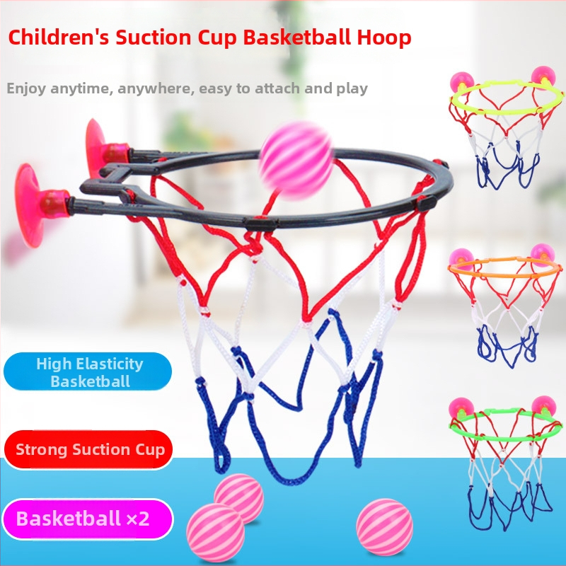 Mini prísavný košík na kúpeľňu – vodné hry hádzanie, plast, značka Autonomy, vhodné pre 4–6 rokov