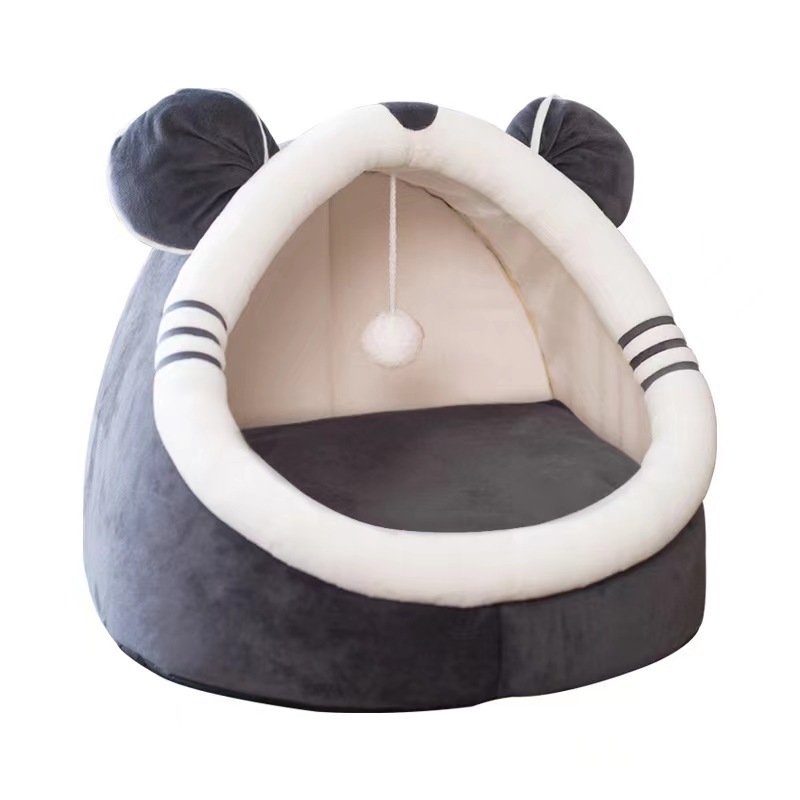 Pat pentru pisici, design semiînchis; material textil; marcă Hongsheng pet