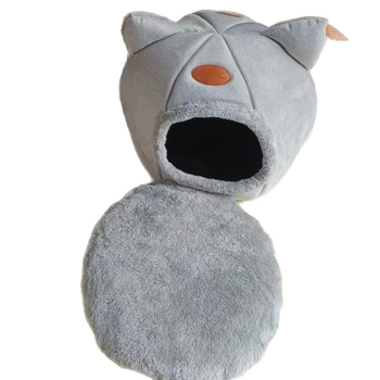 Cat Head Bed – Căldură pe tot timpul anului, Respirabil, Semiînchis, Lavabil