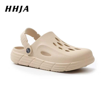 Sandale bărbați perforate, cu vârf acoperit, talpă EVA groasă, partea superioară EVA, respirante, antiderapante