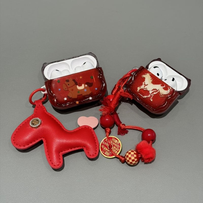 AirPods Pro 3 zaštitna silikonska kutija – potpuno pokrivanje, karikatura stil, reljefna izrada, model 5A11, za Apple