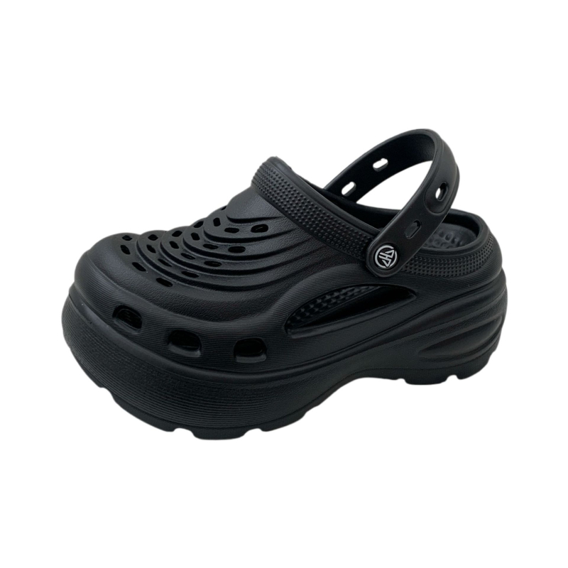 Papuci de plajă din EVA, stil Crocs, pentru femei | 7 cm creștere înălțime | antiderapante, antiodor | talpă turnată prin injecție