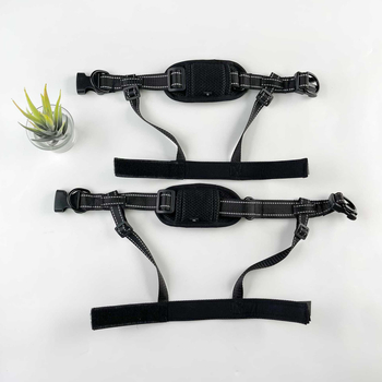 Σετ για σκύλο: μάσκα σκύλου και λουρί με ενσωματωμένο μηχανισμό καταστολής γαβγίσματος, αντοχή στην απόδραση, νυχτερινή ανακλαστικότητα, ρυθμιζόμενο, πολυεστέρας