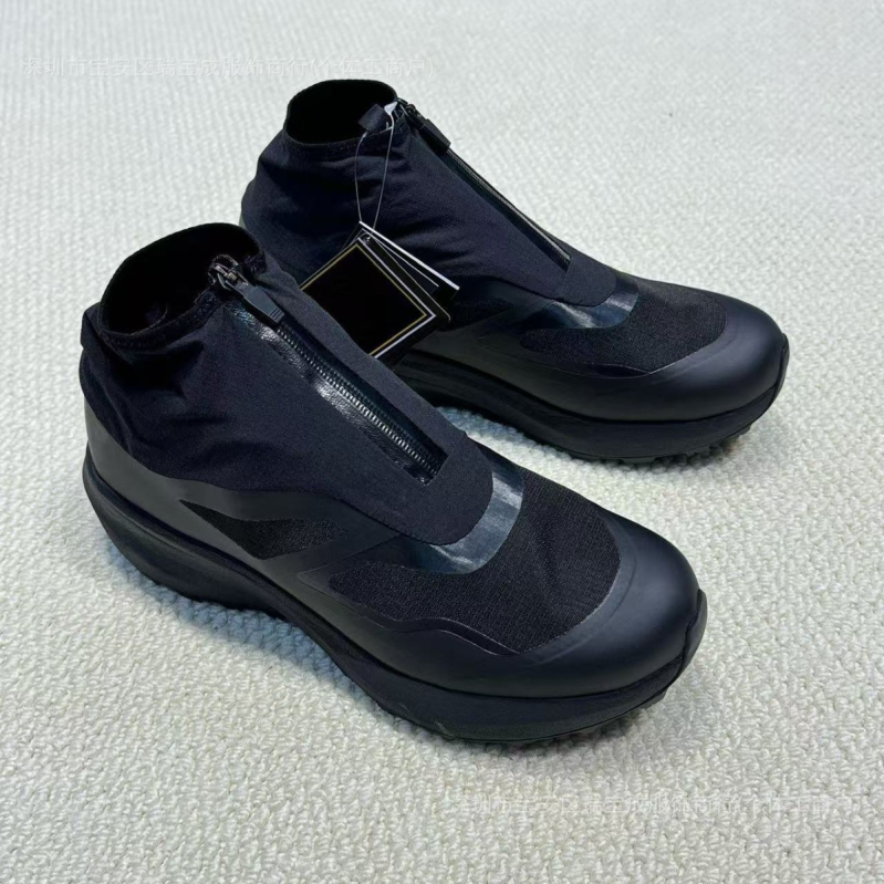 Pantofi de drumeție pentru bărbați Gore-Tex, impermeabili, cu înălțime mare, talpă intermediară amortizată și talpă exterioară antiderapantă pentru iarnă, primăvară și toamnă