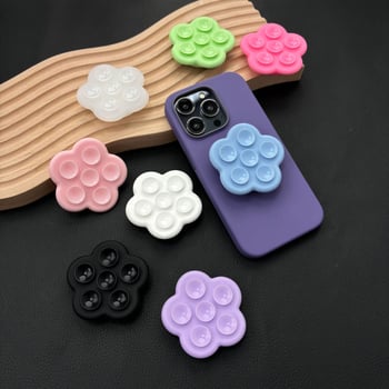 Držač za telefon sa silikonskom usisnom čašom i prstenom za držanje, pričvršćivanje, sklopni dizajn, model XH-ZT04, kompatibilan s Apple, Samsung, OPPO i Huawei