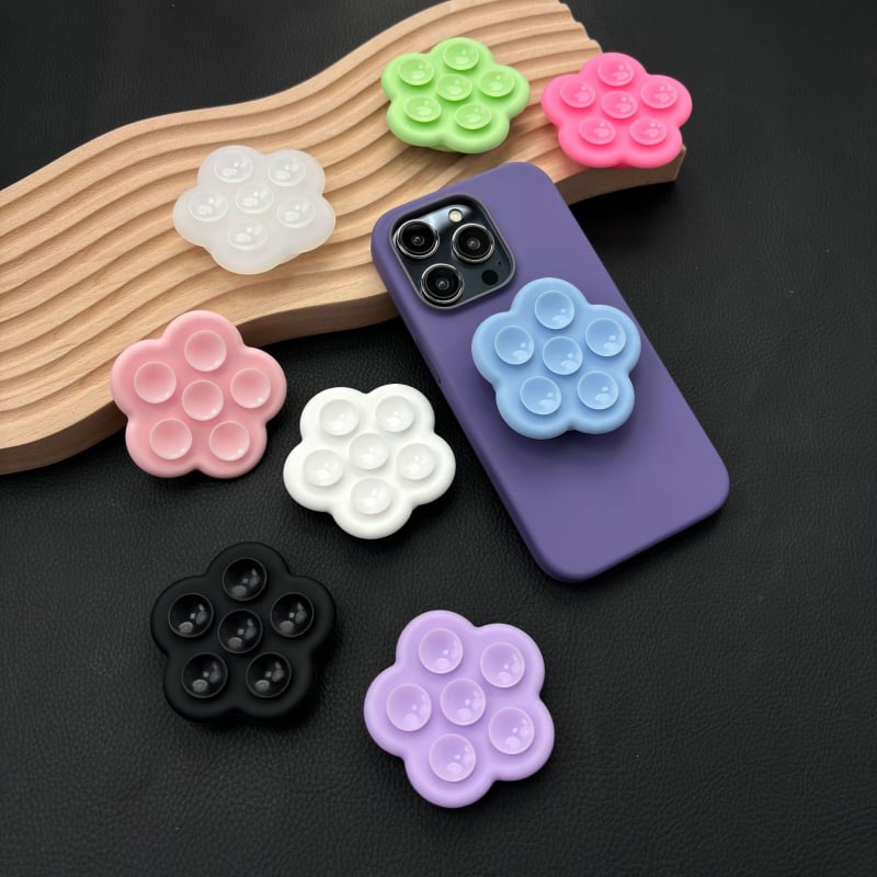 Držač za telefon sa silikonskom usisnom čašom i prstenom za držanje, pričvršćivanje, sklopni dizajn, model XH-ZT04, kompatibilan s Apple, Samsung, OPPO i Huawei