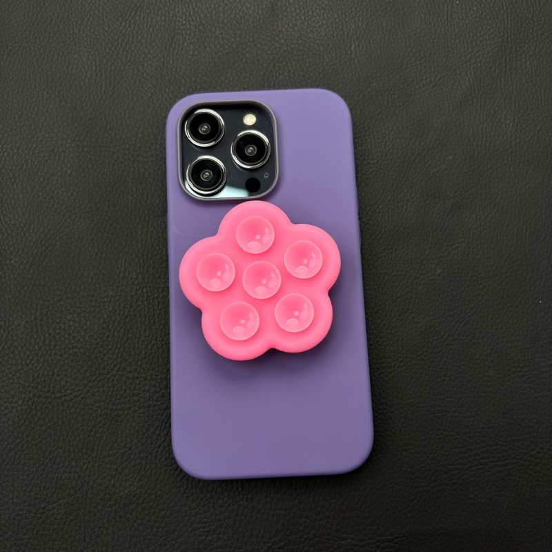 Držač za telefon sa silikonskom usisnom čašom i prstenom za držanje, pričvršćivanje, sklopni dizajn, model XH-ZT04, kompatibilan s Apple, Samsung, OPPO i Huawei