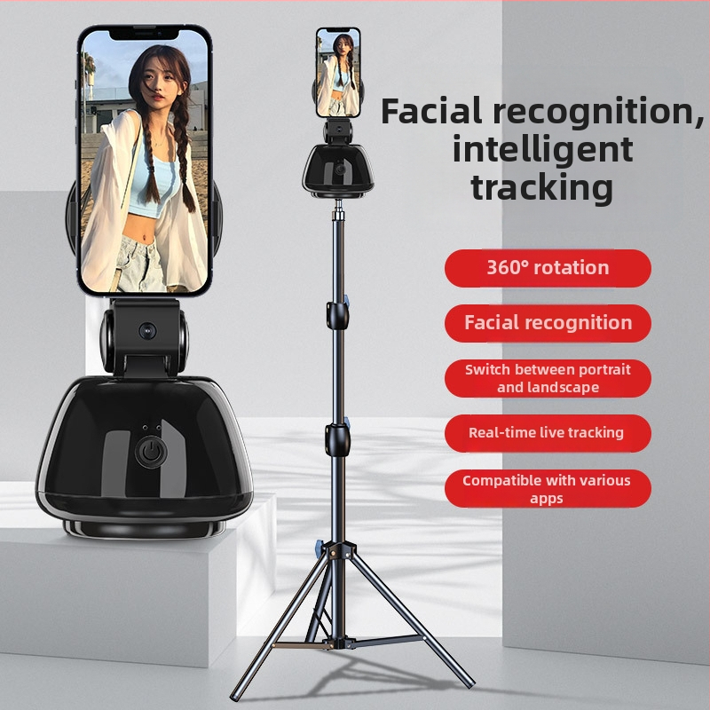 Stabilizátor gimbalu pre smartfón s rozpoznávaním tváre, proti traseniu, osvetlenie, Bluetooth diaľkové ovládanie, selfie tyč