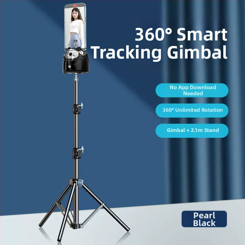 Stabilizátor gimbalu pre smartfón s rozpoznávaním tváre, proti traseniu, osvetlenie, Bluetooth diaľkové ovládanie, selfie tyč