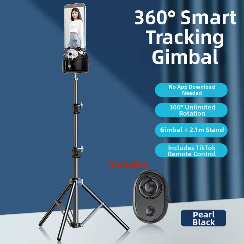 Stabilizátor gimbalu pre smartfón s rozpoznávaním tváre, proti traseniu, osvetlenie, Bluetooth diaľkové ovládanie, selfie tyč