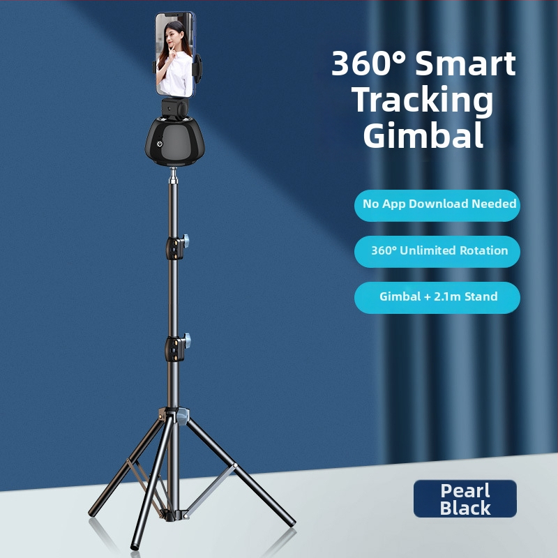 Stabilizátor gimbalu pre smartfón s rozpoznávaním tváre, proti traseniu, osvetlenie, Bluetooth diaľkové ovládanie, selfie tyč