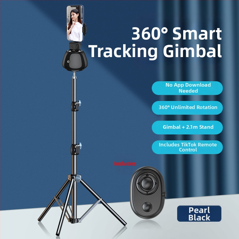 Stabilizátor gimbalu pre smartfón s rozpoznávaním tváre, proti traseniu, osvetlenie, Bluetooth diaľkové ovládanie, selfie tyč