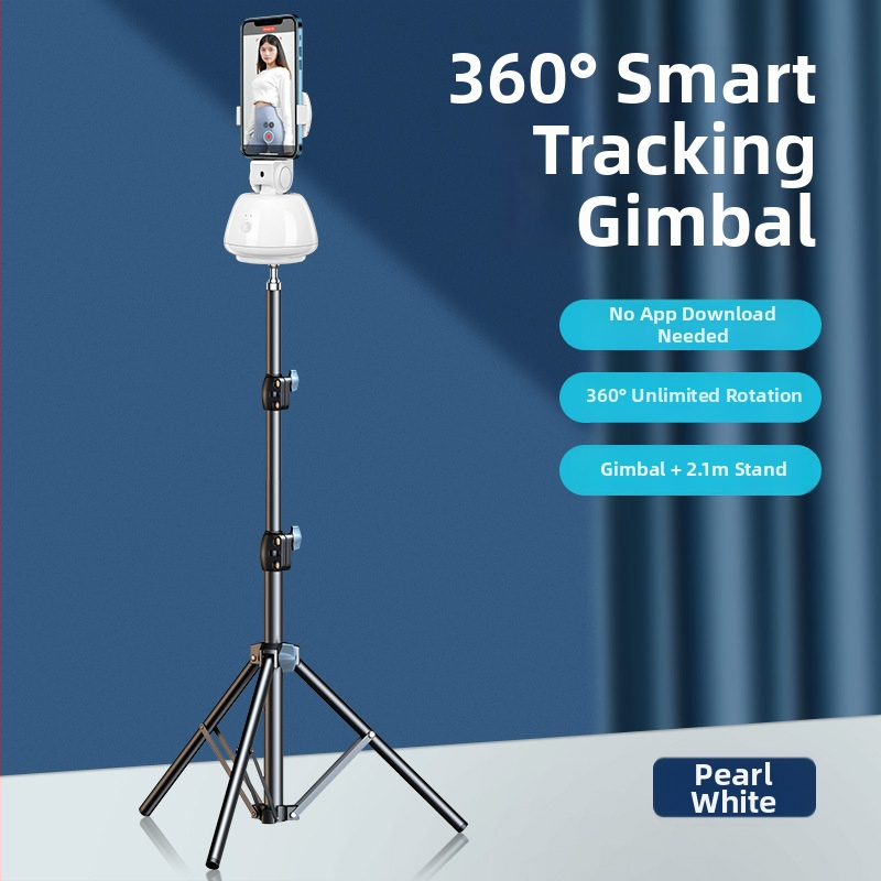 Stabilizátor gimbalu pre smartfón s rozpoznávaním tváre, proti traseniu, osvetlenie, Bluetooth diaľkové ovládanie, selfie tyč