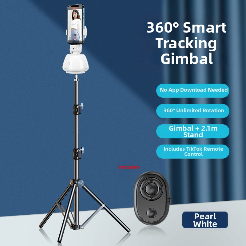 Stabilizátor gimbalu pre smartfón s rozpoznávaním tváre, proti traseniu, osvetlenie, Bluetooth diaľkové ovládanie, selfie tyč
