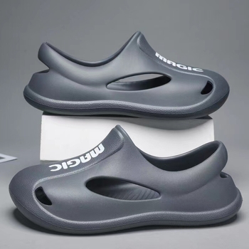 Férfiaknak szánt szandál EVA felsőrésszel és EVA talppal, zárt orrú Baotou stílusban, vízálló és csúszásmentes