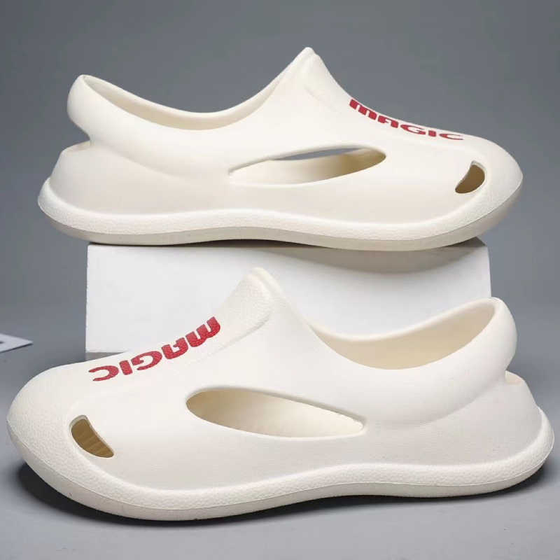 Férfiaknak szánt szandál EVA felsőrésszel és EVA talppal, zárt orrú Baotou stílusban, vízálló és csúszásmentes