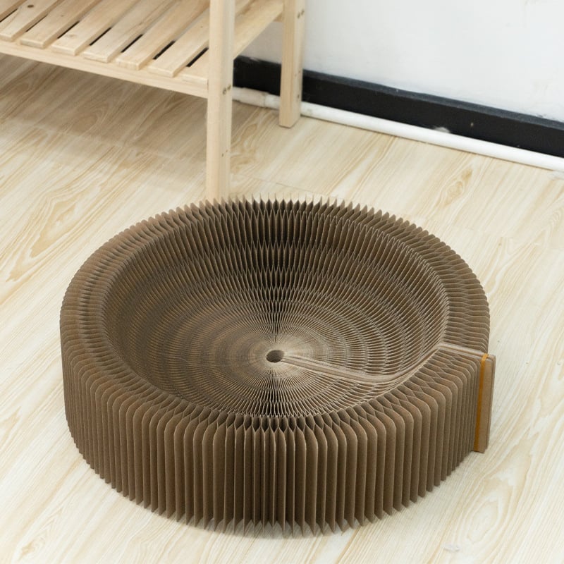 Ploča za grebanje mačaka s gnijezdom, sklopiva, za spavanje, oštrenje kandži, od sisala