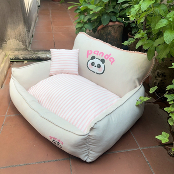 Cuib pentru Pisici Mimando — detașabil și lavabil, material răcoros, țesătură (Detașabil; Lavabil; Material Răcoros; Țesătură; Pentru Pisici)