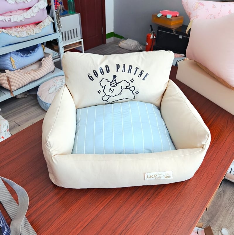 Cuib pentru Pisici Mimando — detașabil și lavabil, material răcoros, țesătură (Detașabil; Lavabil; Material Răcoros; Țesătură; Pentru Pisici)