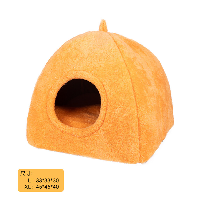 Zatvoreno trokutasto mačje gnijezdo — poliester, zadržava toplinu, strojno pranje, zimska upotreba