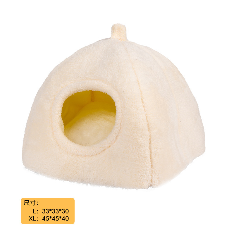 Zatvoreno trokutasto mačje gnijezdo — poliester, zadržava toplinu, strojno pranje, zimska upotreba