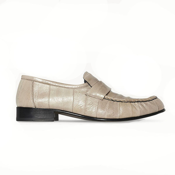 Loferice od eel kože, okrugli vrh, visok pet 6-8 cm, podstava od ovčje kože