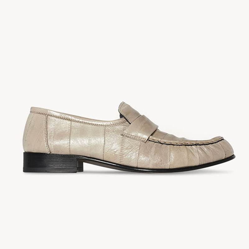 Loferice od eel kože, okrugli vrh, visok pet 6-8 cm, podstava od ovčje kože