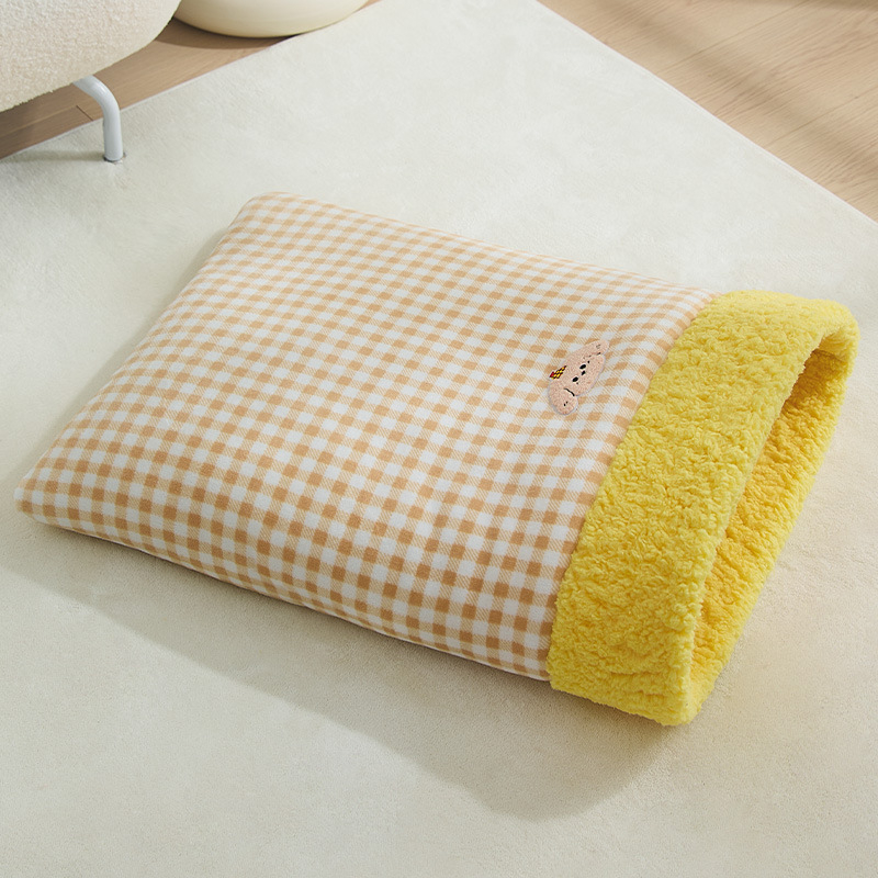 Cuib de pisică în sac de dormit pentru iarnă, design închis pentru siguranță — potrivit pentru mai multe pisici | Material: pânză • Marcă: Nine pets • Destinat obiect: Pisică • Categoria: Cuib de pisică, cușcă