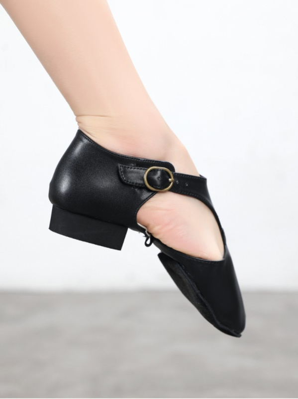 Lotus női jazz tánc cipő suede talppal, felsőrész nylon és bőr, légáteresztő, könnyű, ütéscsillapító a modern tánchoz