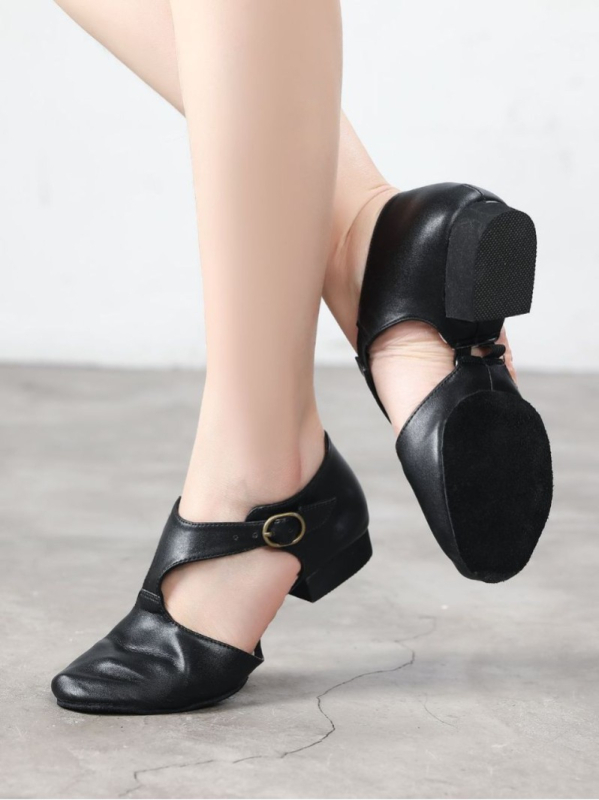 Lotus női jazz tánc cipő suede talppal, felsőrész nylon és bőr, légáteresztő, könnyű, ütéscsillapító a modern tánchoz