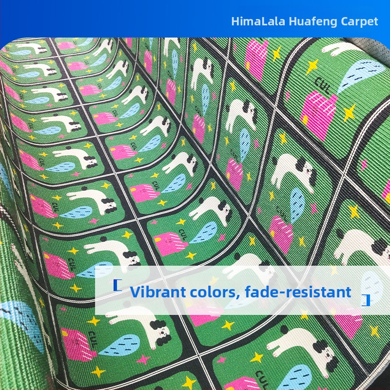 Sizál macska kaparó tábla – falra szerelhető, testreszabható nyomtatás, aranyos stílus