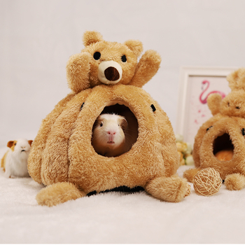 Gnijezdo za male kućne ljubimce – Polar Fleece + Crystal Fleece, Pumpkin Nest