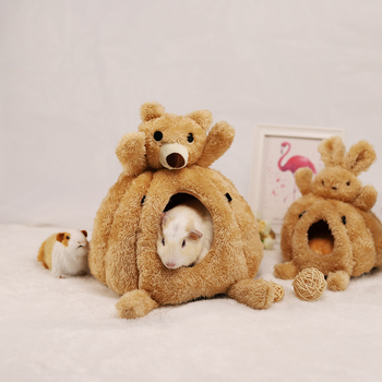 Gnijezdo za male kućne ljubimce – Polar Fleece + Crystal Fleece, Pumpkin Nest