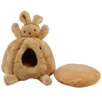 Gnijezdo za male kućne ljubimce – Polar Fleece + Crystal Fleece, Pumpkin Nest