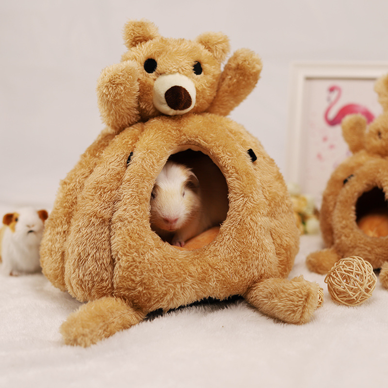 Gnijezdo za male kućne ljubimce – Polar Fleece + Crystal Fleece, Pumpkin Nest