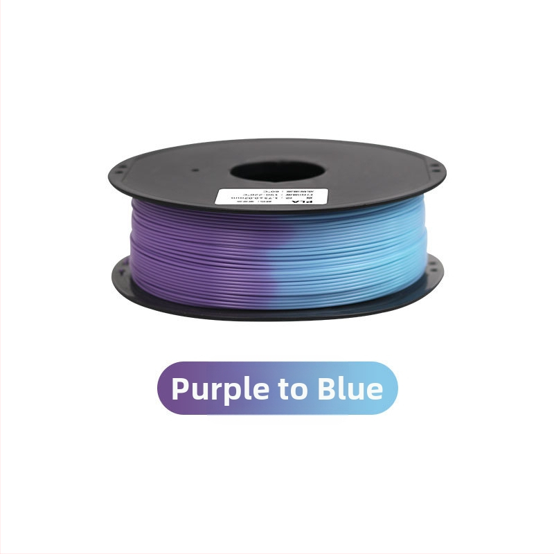 PLA+ 3D nyomtató filament hőmérséklet-változás funkcióval (Anyag: PLA+, Szál keresztmetszet: Kerek, Cél: 3D nyomtatás, Sűrűség: 1.24 g/cm³)