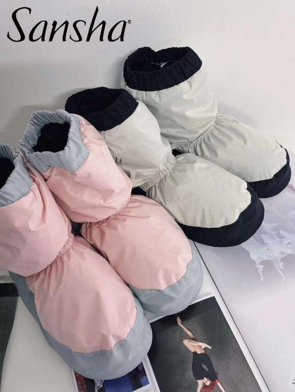 Încălțăminte de dans Sansha, Unisex; partea superioară Nylon + piele; talpa din piele; pentru balet și dans modern