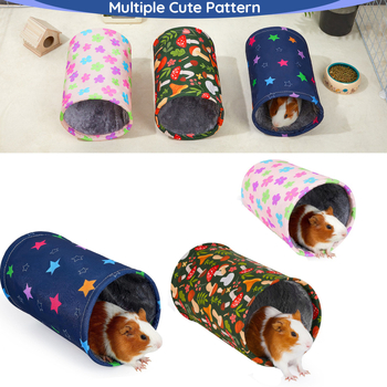Kisállat alagút rejtekhely – poliészter, cső alakú, pihenés és rejtek Hörcsög számára