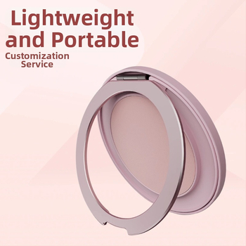Στήριγμα τηλεφώνου με δαχτυλίδι, μαγνητικό διπλής όψεως, περιστροφή 360°, επιτραπέζια βάση, συμβατό με όλα τα μοντέλα