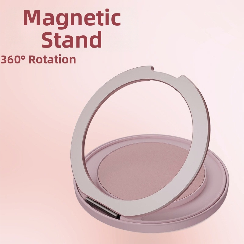 Στήριγμα τηλεφώνου με δαχτυλίδι, μαγνητικό διπλής όψεως, περιστροφή 360°, επιτραπέζια βάση, συμβατό με όλα τα μοντέλα