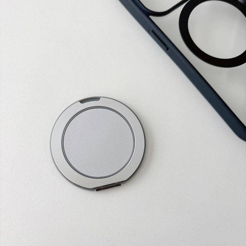 Στήριγμα τηλεφώνου με δαχτυλίδι, μαγνητικό διπλής όψεως, περιστροφή 360°, επιτραπέζια βάση, συμβατό με όλα τα μοντέλα