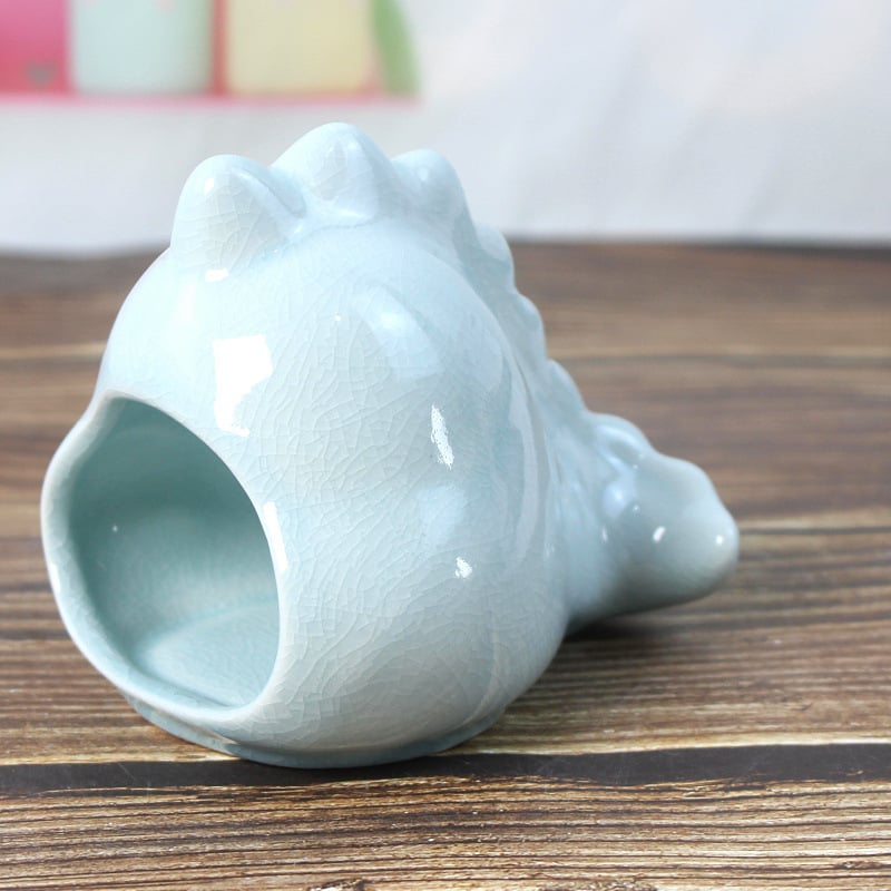 Cuib ceramic pentru hamster – pentru toate sezoanele, design răcoritor pentru somn, brand Hongjie
