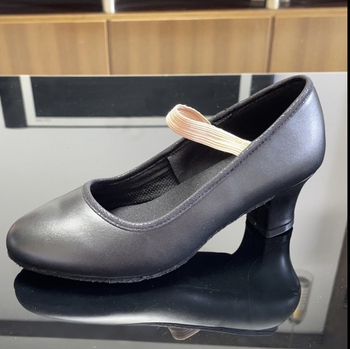 Felnőtt női tánccipő velúr talppal, egyrétegű talppal, modern és latin táncra