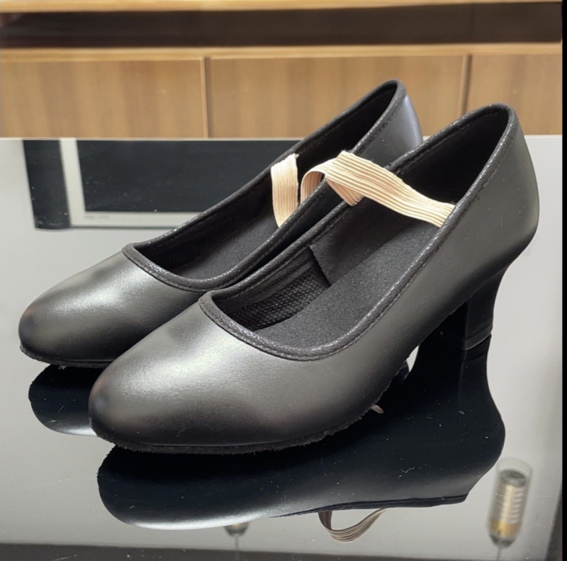 Felnőtt női tánccipő velúr talppal, egyrétegű talppal, modern és latin táncra
