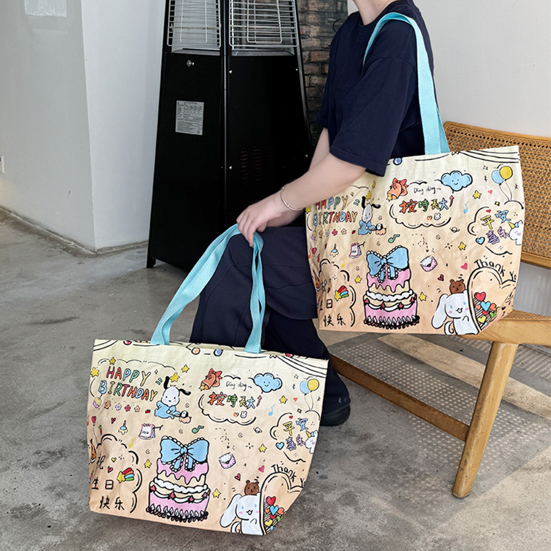 Haohai geantă de mână din PP pentru haine, geantă de ambalare țesută, capacitate zilnică 50.000