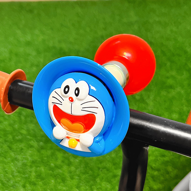 Claxon pentru bicicletă pentru copii cu design desen animat și sunet puternic – corp din rășină, model qt-25134-01, potrivit pentru copii